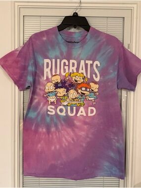 Nickelodeon Rugrats Squad Tie Dye Tee T-Shirt Medium